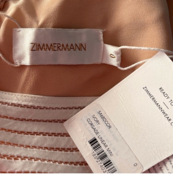 Zimmermann White Long Sleeve Dress - Picture 6 of 6
